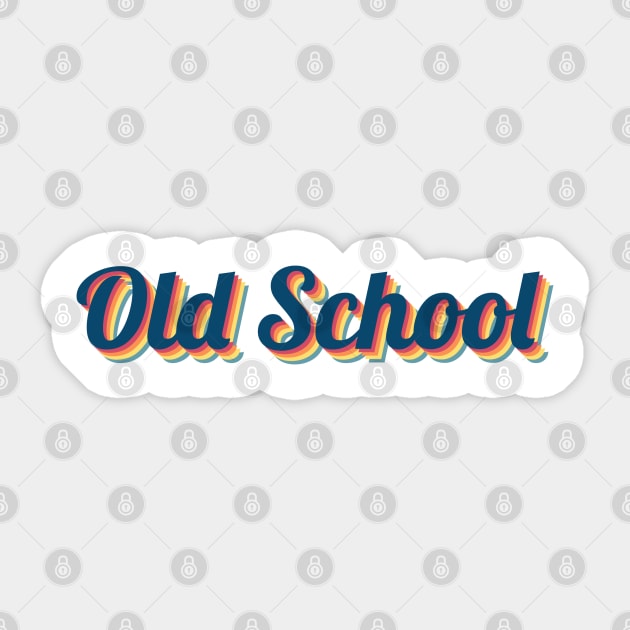 Old School Retro Vintage Sticker by felixbunny